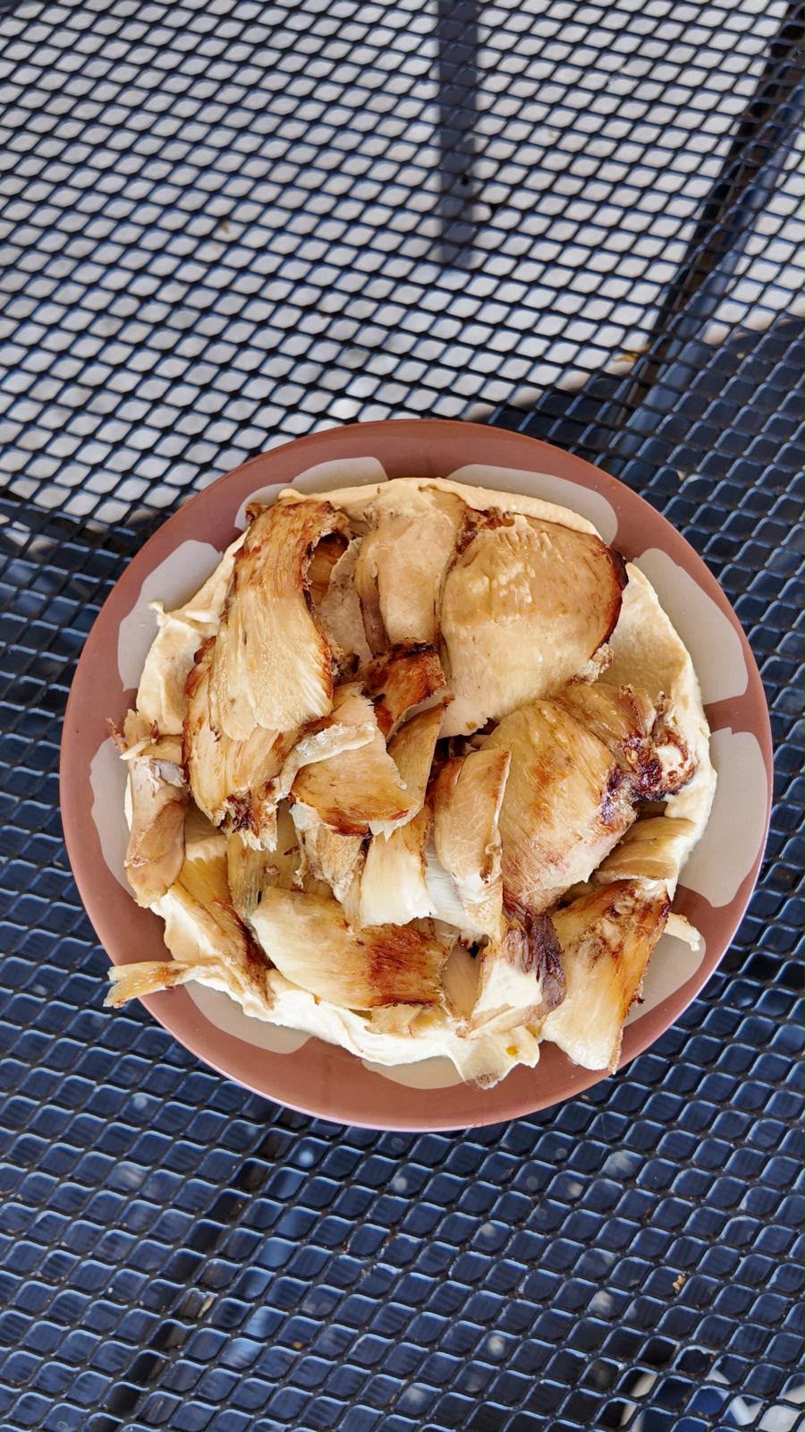 Hummus with Chicken Shawarma