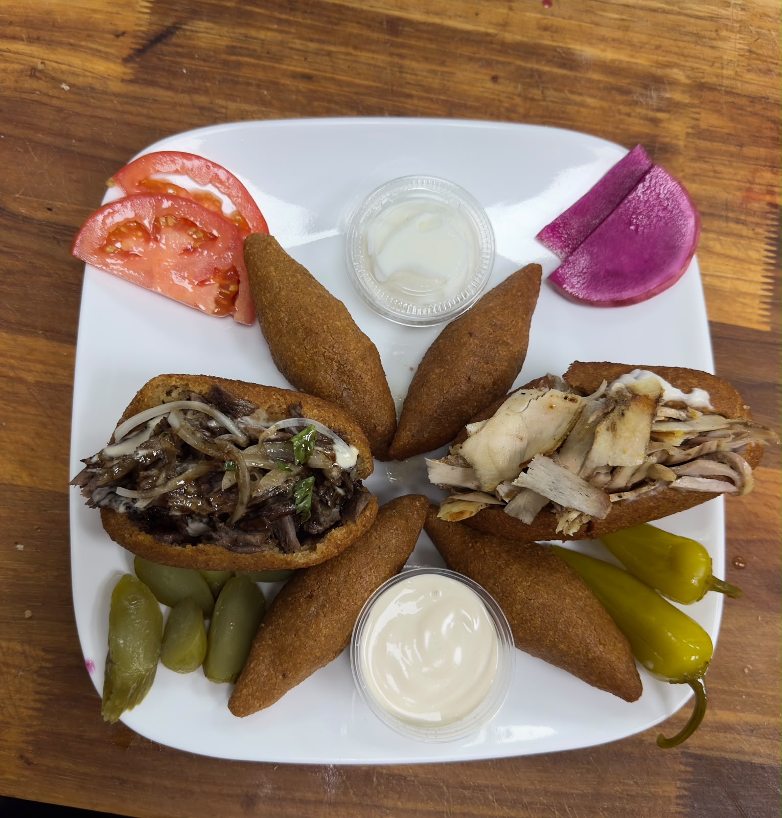 Mix Kebbeh Platter